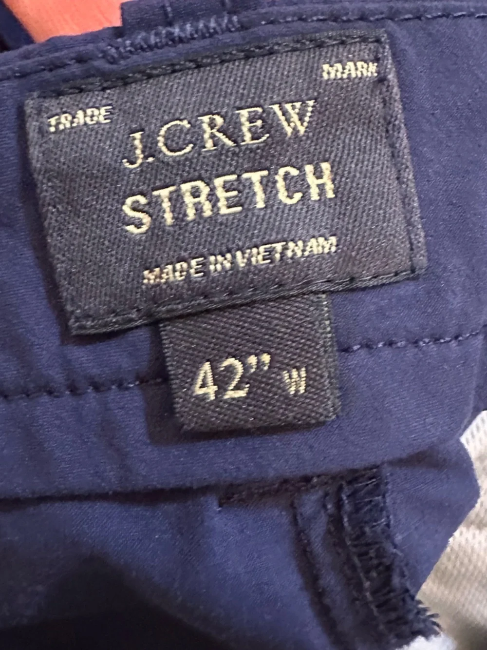 J Crew Tech Shorts Mens 42 Blue Flat Front Nylon Stretch Hiking Outdoor (#5)
